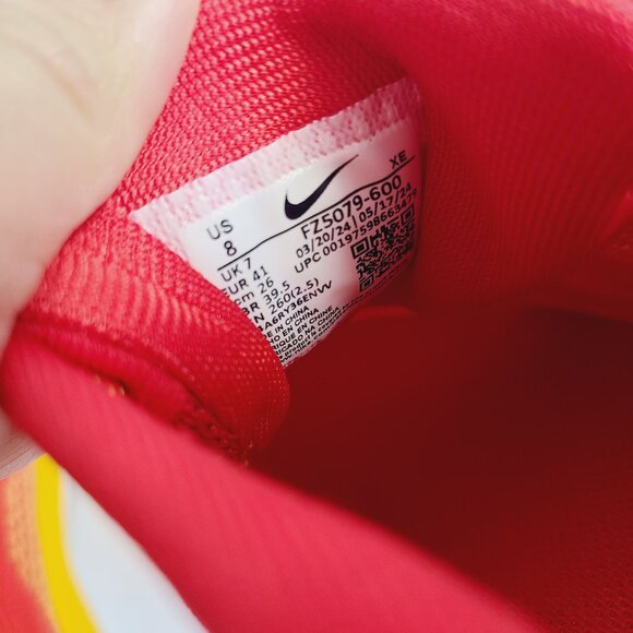 NEW Nike Air Zoom Pegasus 41 Kansas City Chiefs Running Shoes FZ5079-600 Size 8